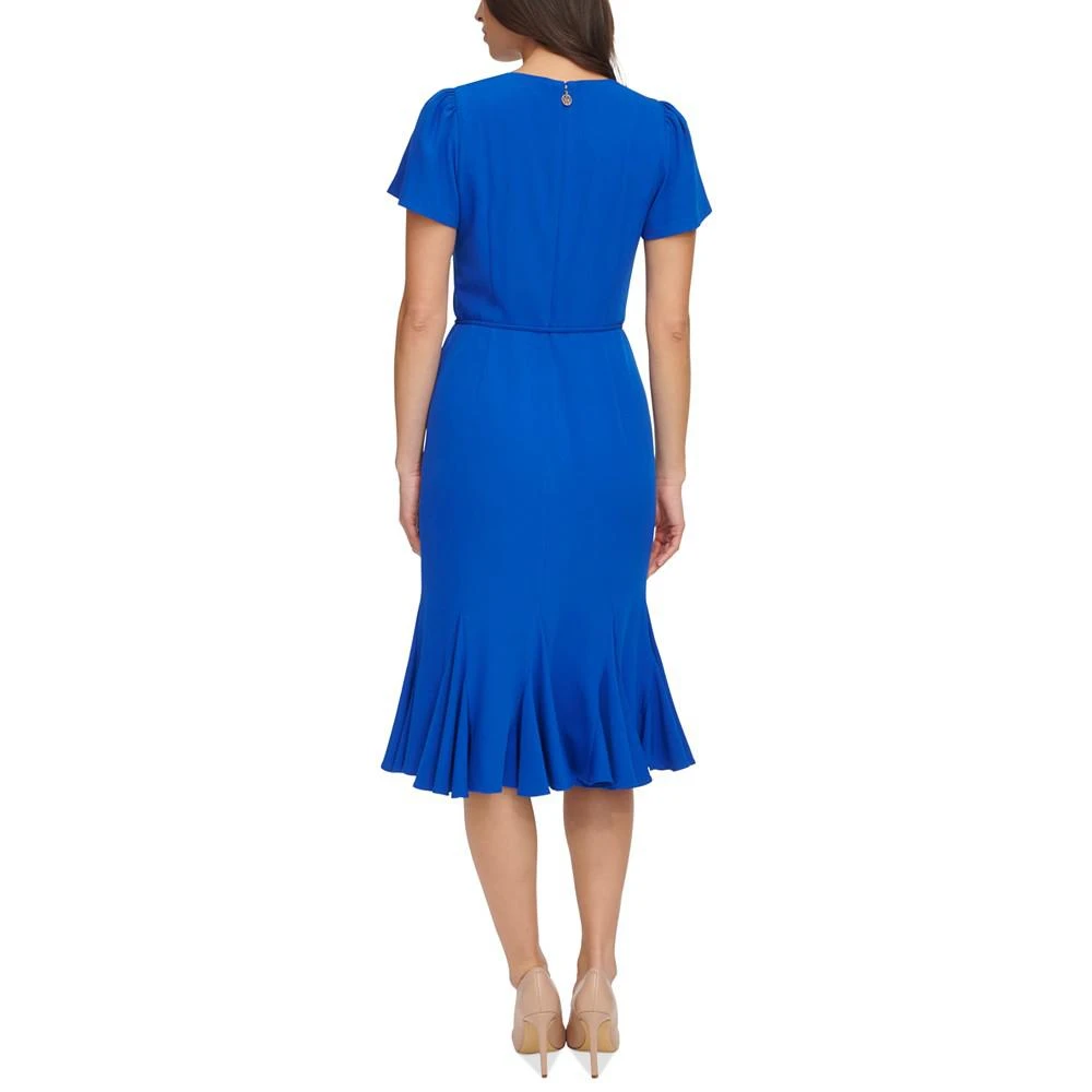 商品Tommy Hilfiger|Women's Crepe Trumpet-Skirt Midi Dress,价格¥599,第2张图片详细描述