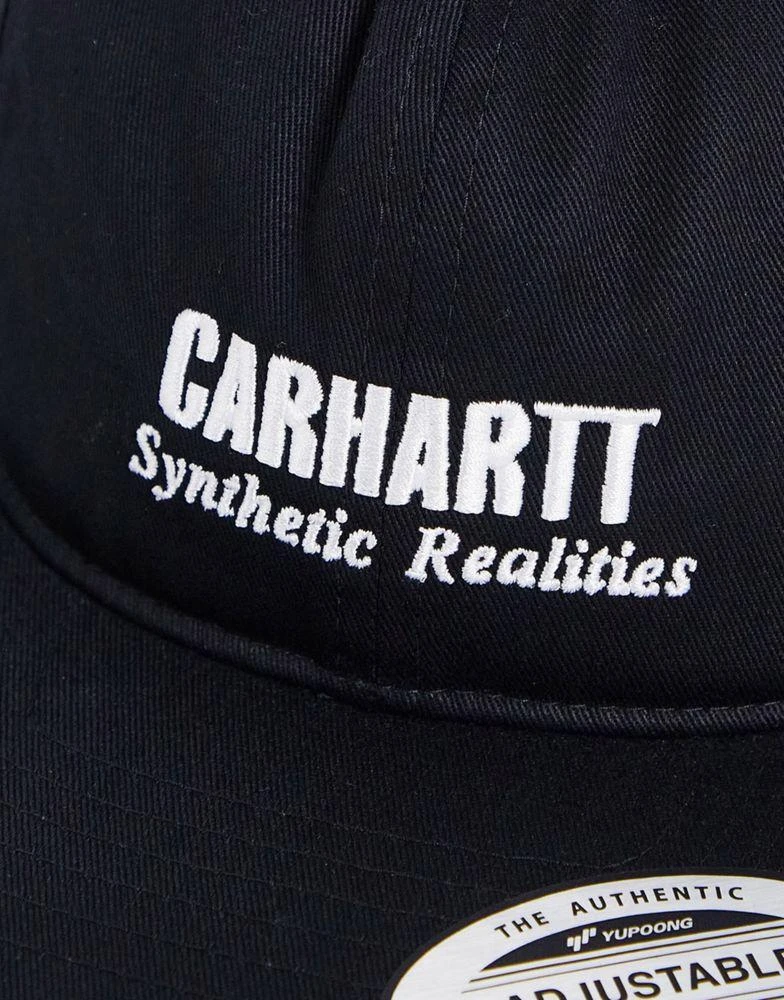 商品Carhartt|Carhartt WIP synthetic realities cap in black,价格¥232,第4张图片详细描述