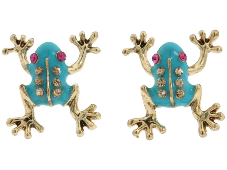 商品Betsey Johnson|Frog Stud Earrings,价格¥188,第1张图片