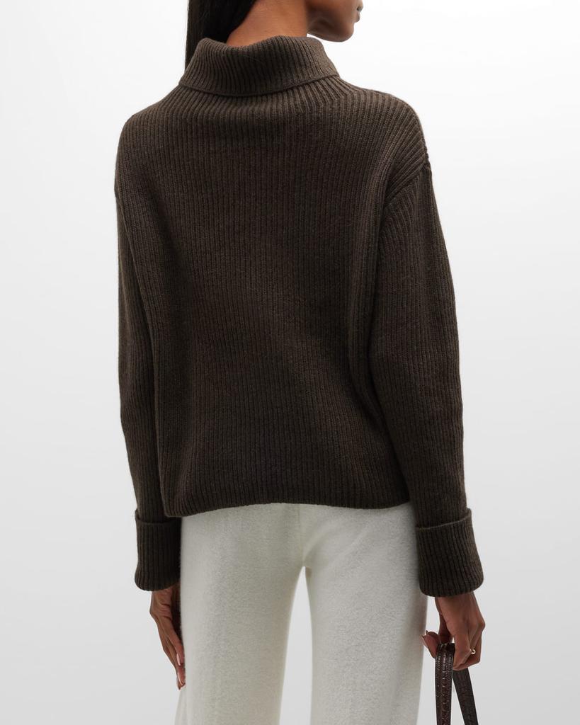 Ella Funnel-Neck Cashmere Pullover Sweater商品第6张图片规格展示