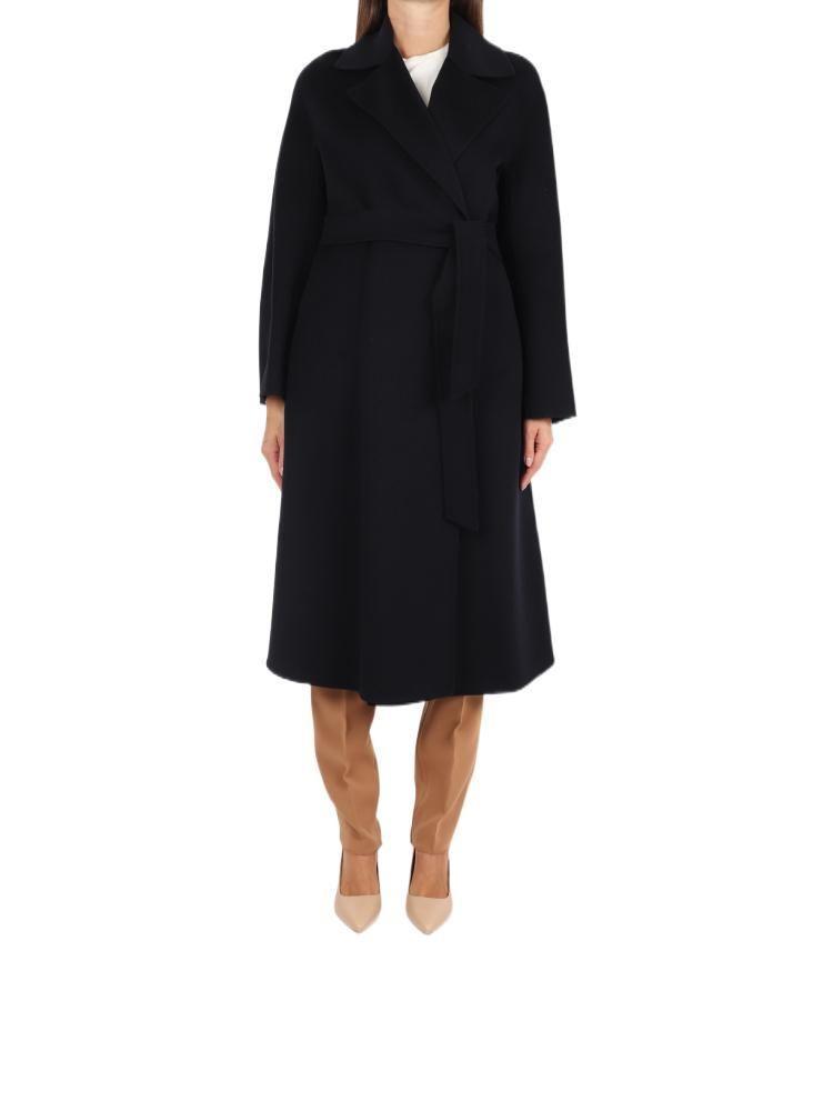 商品Weekend Max Mara|Max Mara Studio Women's  Black Other Materials Coat,价格¥6197-¥6397,第5张图片详细描述