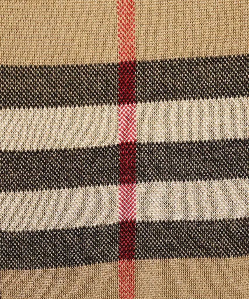 商品Burberry|Burberry Vintage Check Short-Sleeved Knitted T-Shirt,价格¥3974,第3张图片详细描述