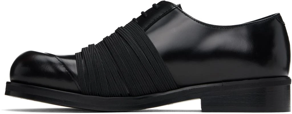 商品Stefan Cooke|Black Elastic Biker Oxfords,价格¥3304,第3张图片详细描述
