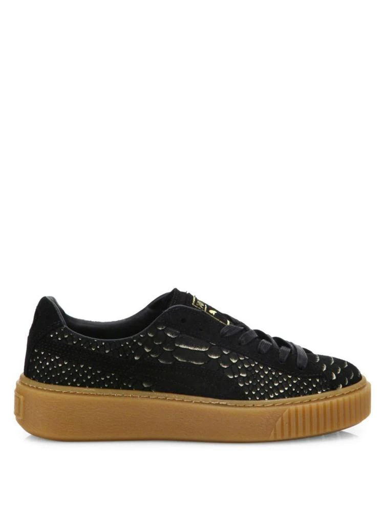 商品Puma|Basket Suede Platform Sneakers,价格¥360,第5张图片详细描述