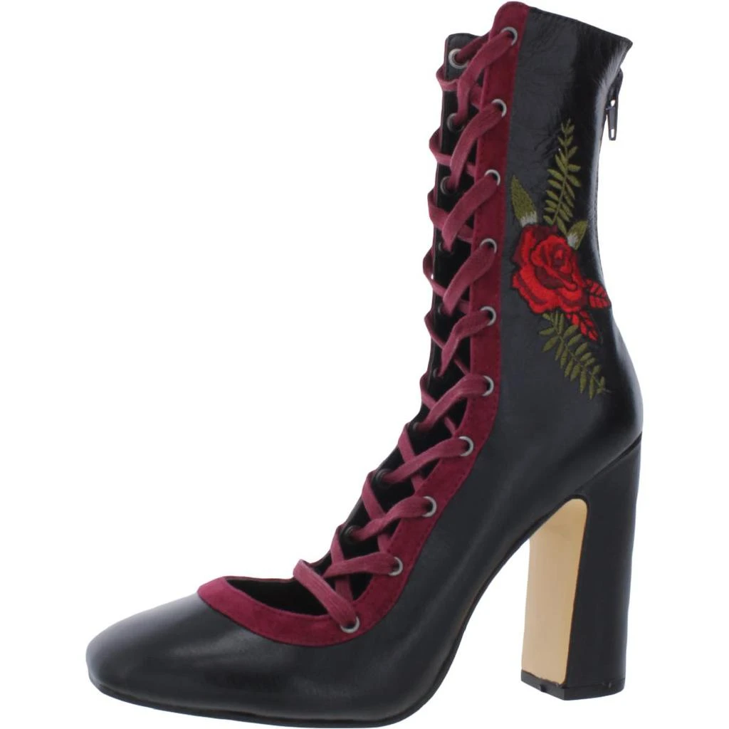 商品Chinese Laundry|Chinese Laundry Womens Leather Lace Up Ankle Boots,价格¥183,第1张图片