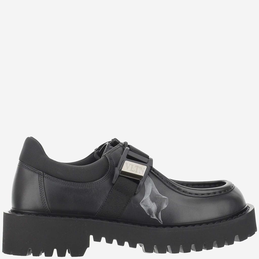 Valentino Valentino Flowersity VLTN Buckle Derby Shoes - Dress
