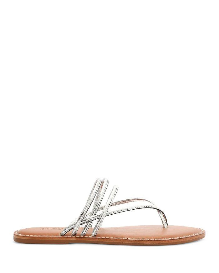 商品Schutz|Women's Mirielle Slip On Crisscross Slide Sandals,价格¥725,第2张图片详细描述