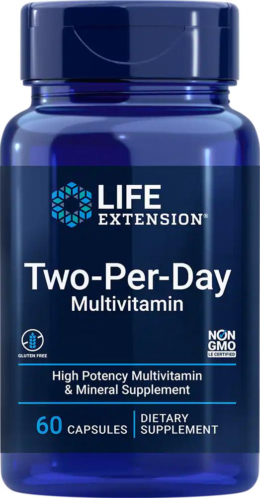 Life Extension Two-Per-Day Multivitamin, 60 Multivitamin商品第1张图片规格展示