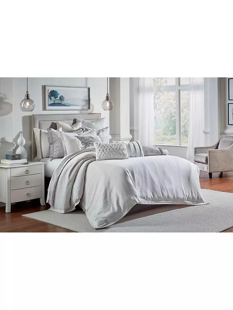 商品Callisto Home|3-Piece Lyra Metallic Thread Duvet & Sham Set,价格¥2511,第1张图片