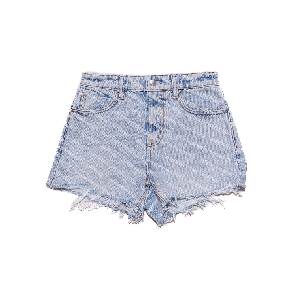 商品Alexander Wang|Alexander Wang Bite High-Waisted Denim Shorts Blue,价格¥1965,第1张图片