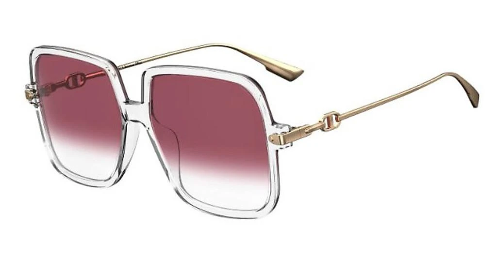 商品Dior|Dior Pink Square Ladies Sunglasses DIORLINK1 0900/3X 58,价格¥1414,第1张图片