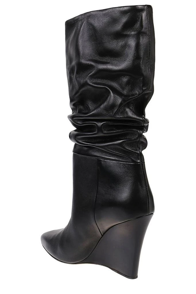 商品Paris Texas|Paris Texas Gathered Pointed Toe Wedged Boots,价格¥2853,第3张图片详细描述
