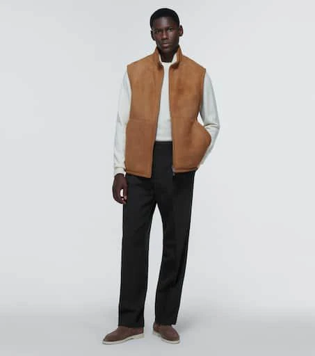 商品Loro Piana|Jasper pleated virgin wool pants,价格¥9908,第2张图片详细描述