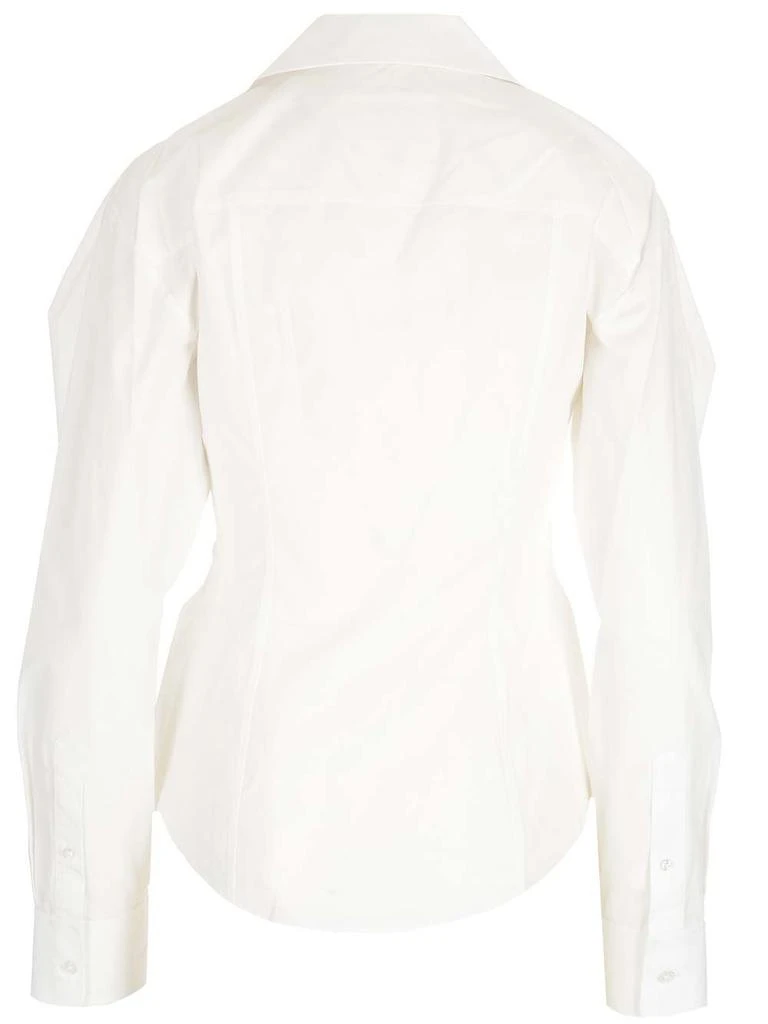 商品Alexander Wang|Alexander Wang open Twisted Front Placket Shirt,价格¥3114,第2张图片详细描述