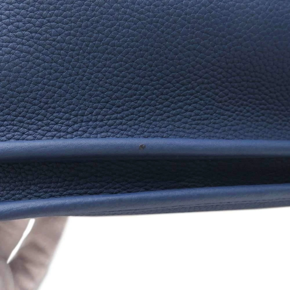 Hermes Blue Clemence Leather Evelyne III PM Shoulder Bag  商品