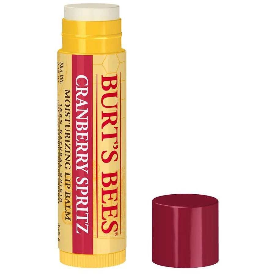 商品Burt's Bees|100% Natural Origin Moisturizing Lip Balm Cranberry Spritz,价格¥34,第3张图片详细描述