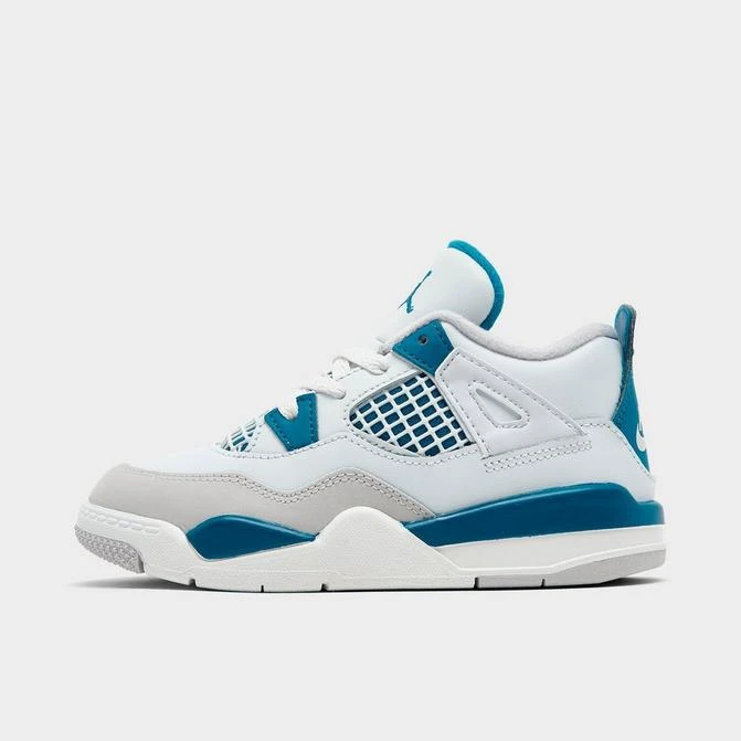 商品Jordan|Kids' Toddler Air Jordan Retro 4 Basketball Shoes,价格¥487,第1张图片