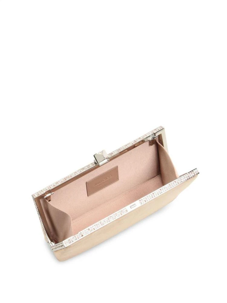 商品Jimmy Choo|Jimmy Choo - Celeste Crystal and Suede Clutch,价格¥5609,第2张图片详细描述