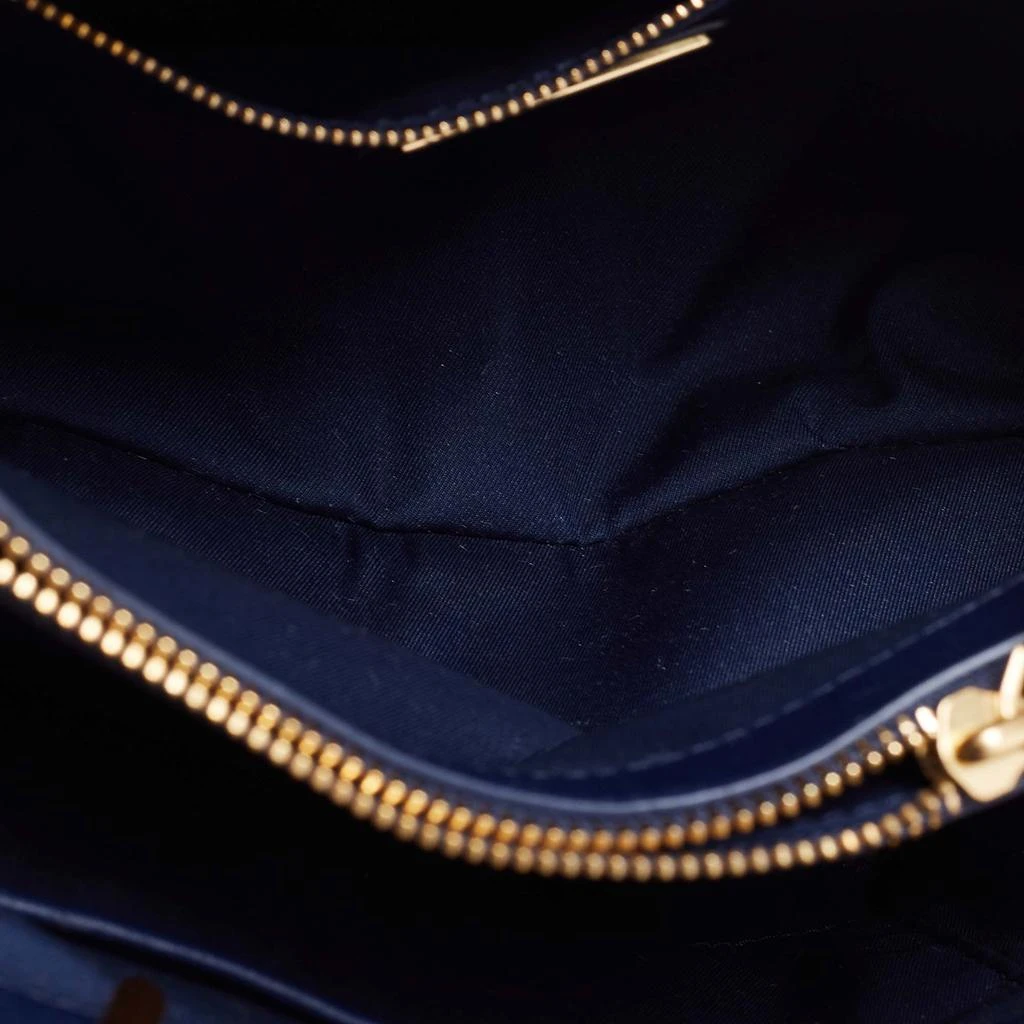 Tory Burch Blue Leather Fleming Tote 商品
