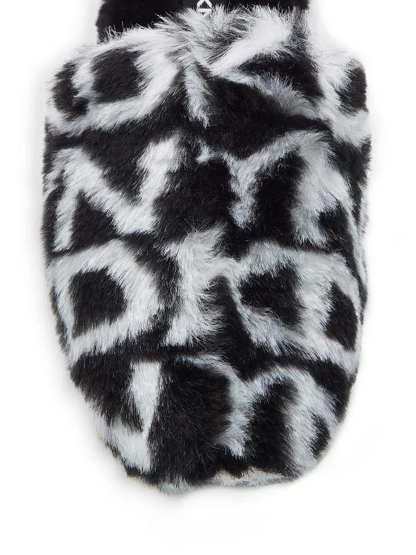 商品DKNY|Fara Faux Fur Logo Mules,价格¥113,第5张图片详细描述