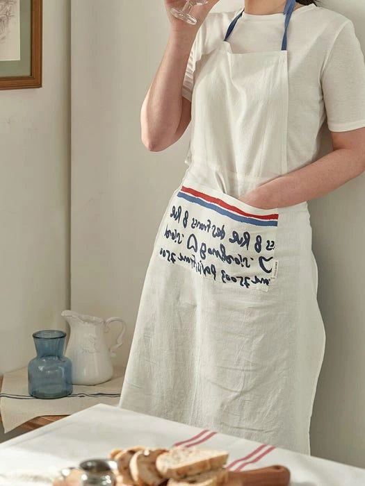 商品DECOVIEW|French Lettering Apron,价格¥725,第2张图片详细描述