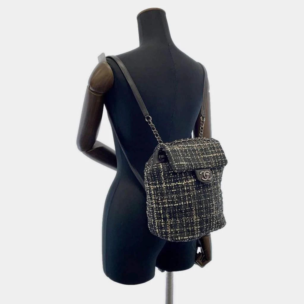 Chanel Black Tweed Urban Spirit Tweed Backpack 商品