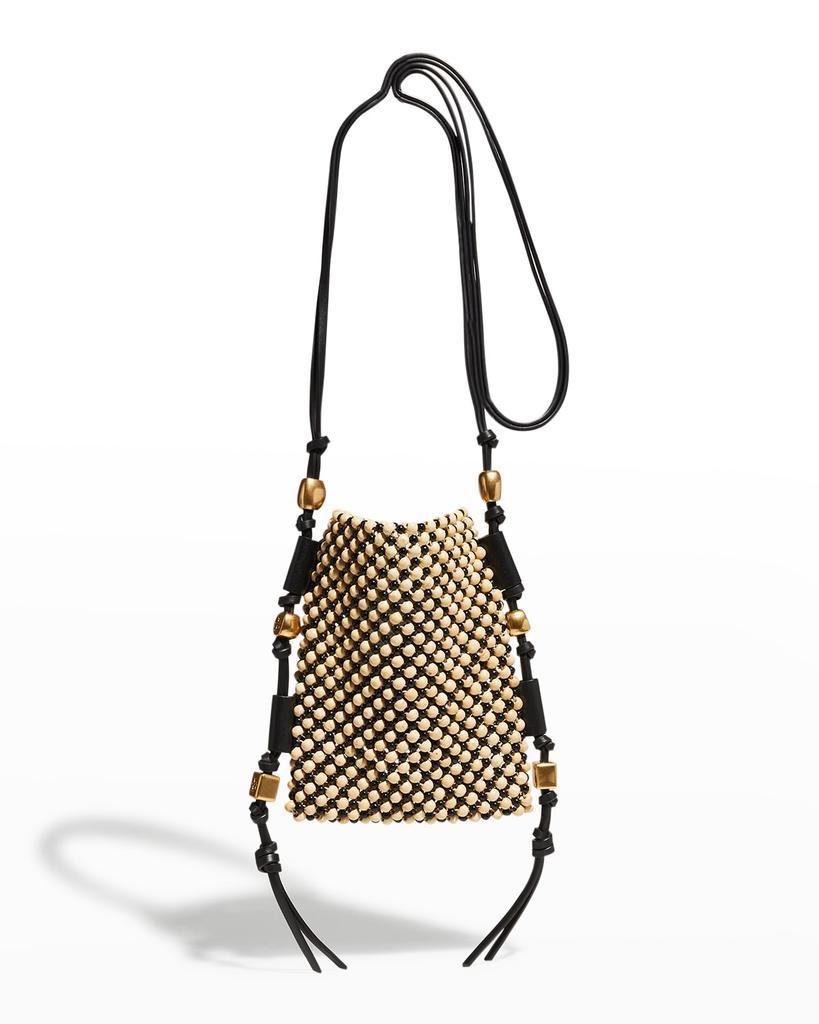 商品Tory Burch|Miller Beaded Tassel North-South Crossbody Bag,价格¥2448,第1张图片