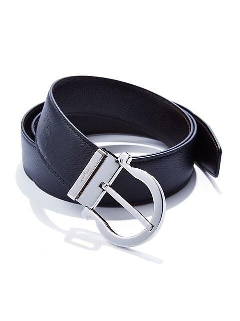 商品Salvatore Ferragamo|Adjustable & Reversible Gancio Buckle Belt,价格¥3622,第6张图片详细描述