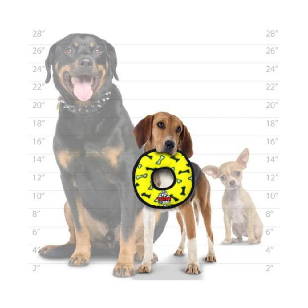 商品Tuffy|Jr Ring Yellow Bone, Dog Toy,价格¥126,第3张图片详细描述
