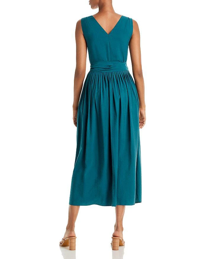 商品Vince|Pleated Wrap Midi Dress,价格¥945,第2张图片详细描述