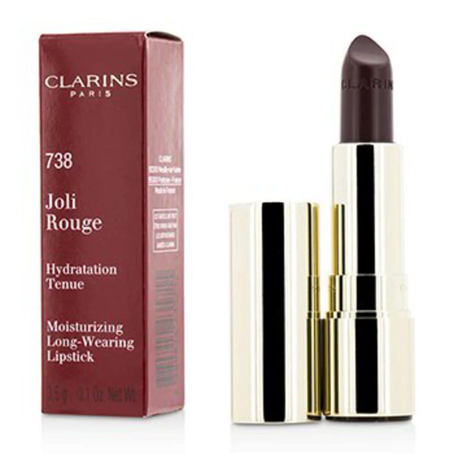 商品Clarins|- Joli Rouge (Long Wearing Moisturizing Lipstick) - # 738 Royal Plum  3.5g/0.1oz,价格¥229,第1张图片
