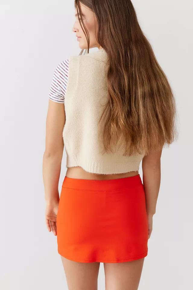 商品Urban Outfitters|UO Grace Knit Low Rise Mini Skort,价格¥177,第5张图片详细描述