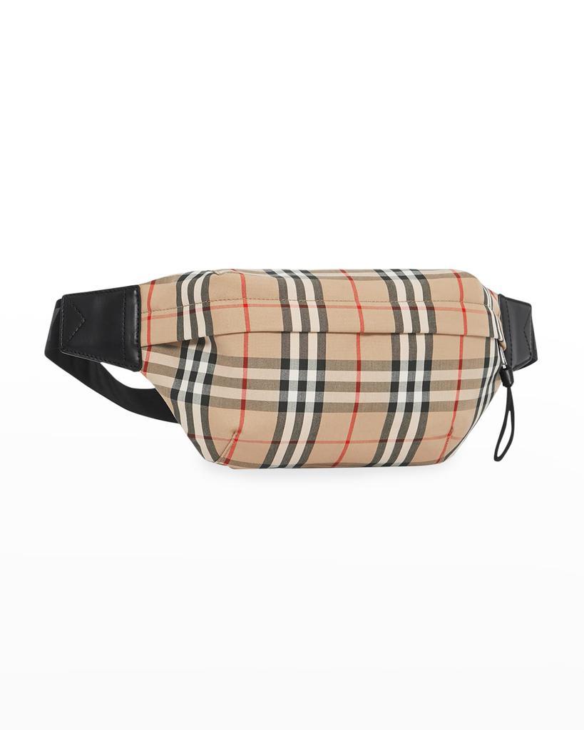 商品Burberry|Men's Vintage Check Nylon Belt Bag/Fanny Pack,价格¥6725,第4张图片详细描述