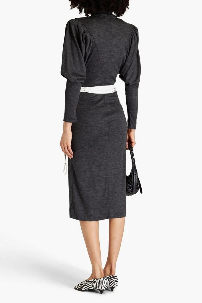 商品Isabel Marant|Genia wool-jersey turtleneck midi dress,价格¥2723,第3张图片详细描述