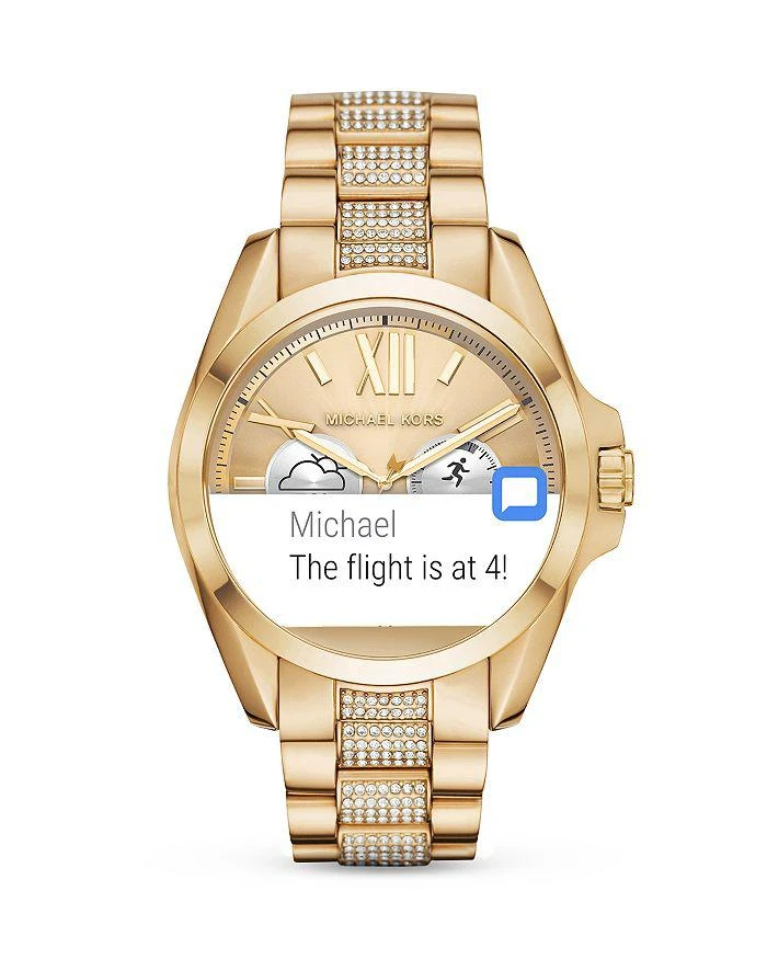 商品Michael Kors|Bradshaw Smartwatch, 44.5mm,价格¥1027,第2张图片详细描述