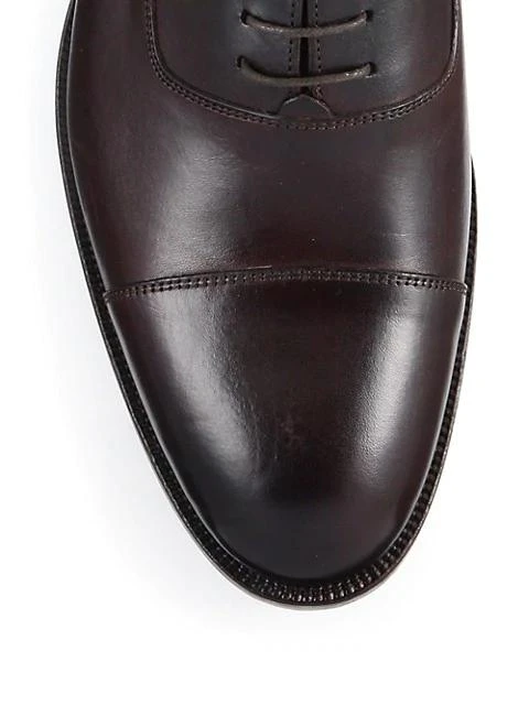 商品Saks Fifth Avenue|COLLECTION Tyler Leather Cap Toe Oxfords,价格¥1230,第3张图片详细描述