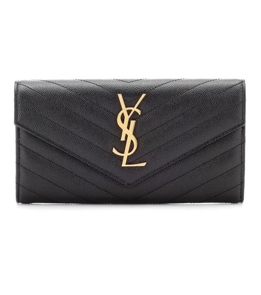 商品Yves Saint Laurent|Monogram Large leather wallet,价格¥4675,第1张图片