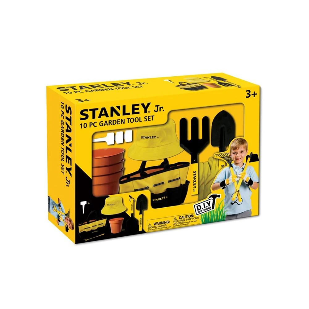 商品Red Tool Box|Stanley Jr Garden Tools Set with Sun Hat and Bag For Kids, 10 Pieces,价格¥224,第2张图片详细描述