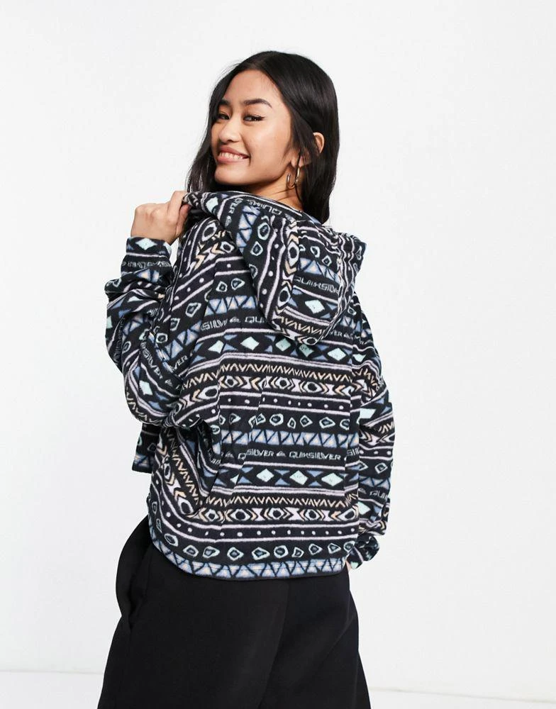 商品Quiksilver|Quiksilver culture heritage aztec fleece in black,价格¥339,第2张图片详细描述