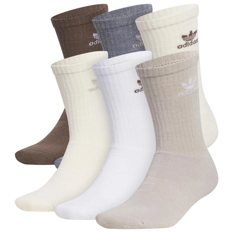 商品Adidas|adidas Originals Trefoil 6 Pack Crew Socks - Men's,价格¥137,第1张图片