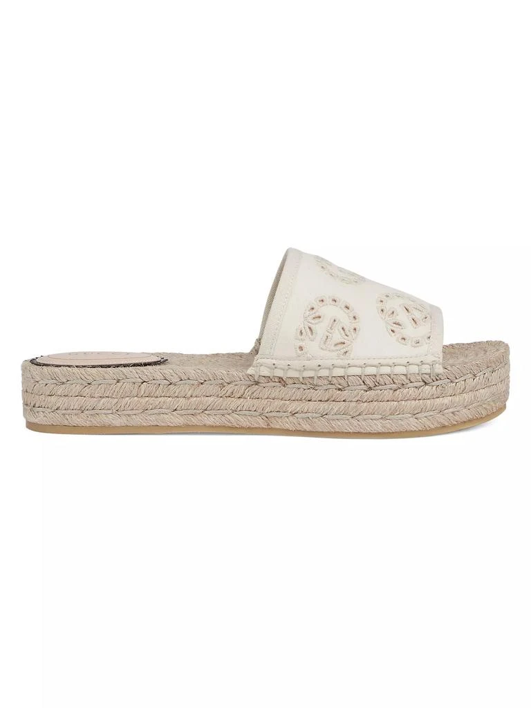 商品Gucci|Damita Logo Eyelet Canvas Espadrilles,价格¥5099,第1张图片