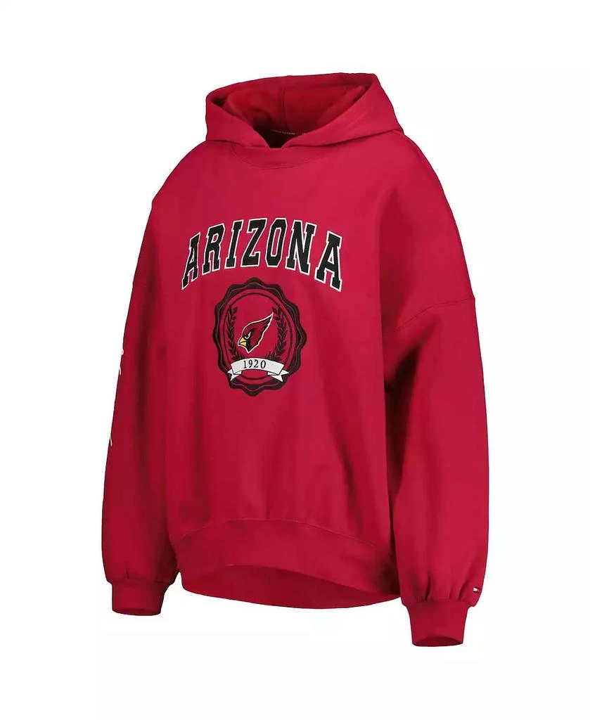 商品Tommy Hilfiger|Women's Cardinal Arizona Cardinals Becca Drop Shoulder Pullover Hoodie,价格¥507,第4张图片详细描述