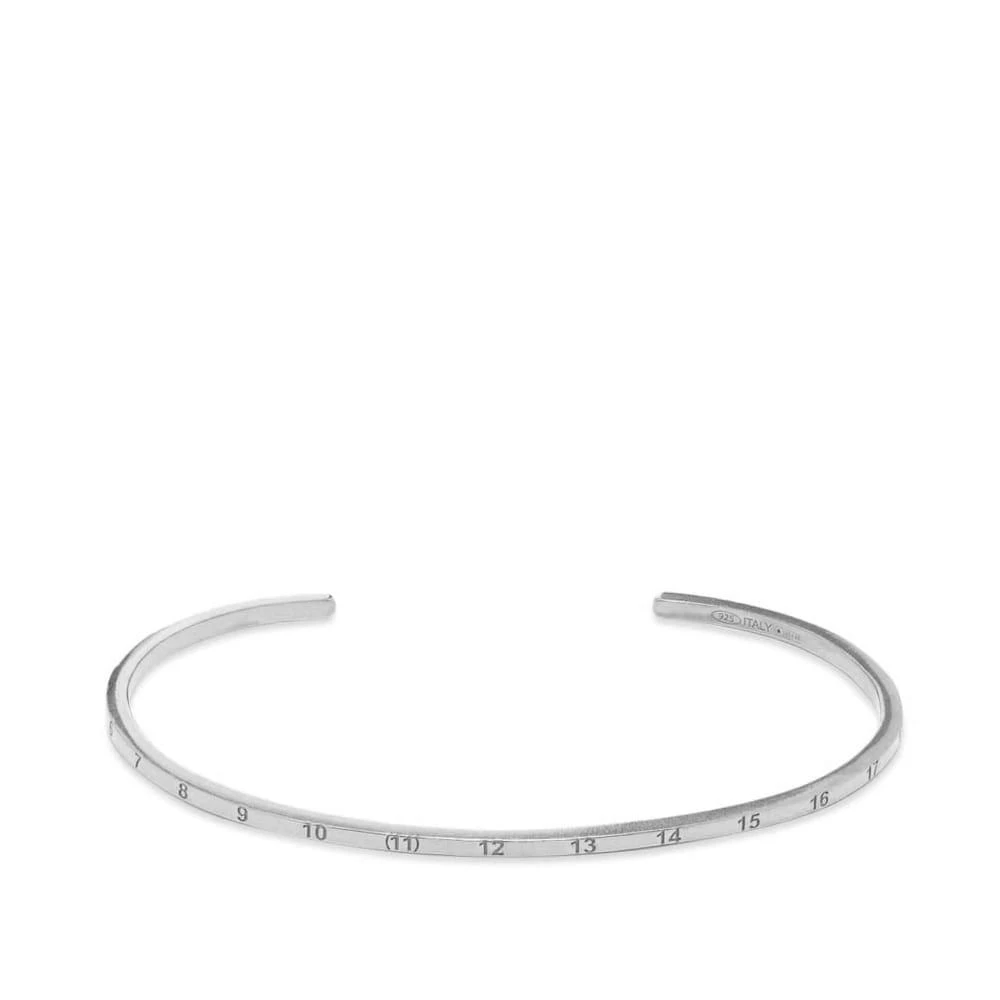 商品MAISON MARGIELA|Maison Margiela Fine Branded Cuff Bangle,价格¥1703,第1张图片