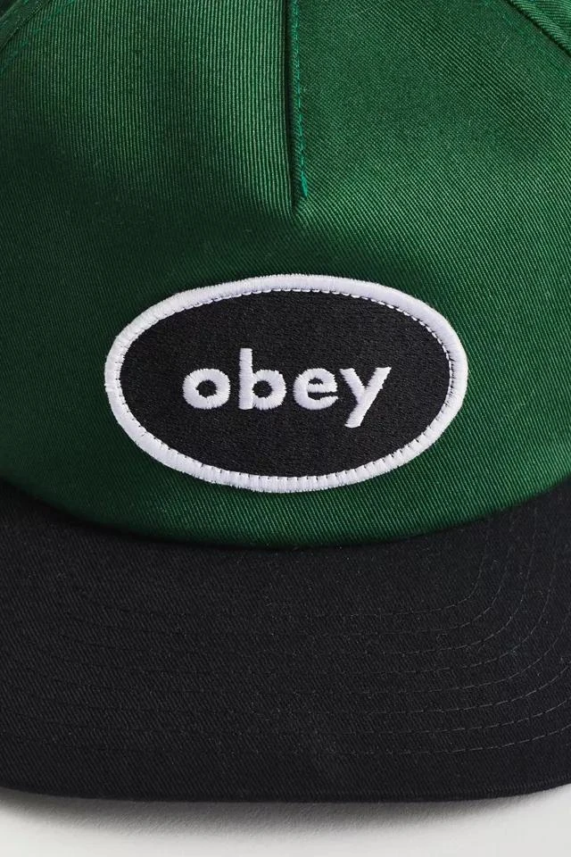 商品Obey|OBEY Lesson Unstructured Snapback Hat,价格¥283,第5张图片详细描述