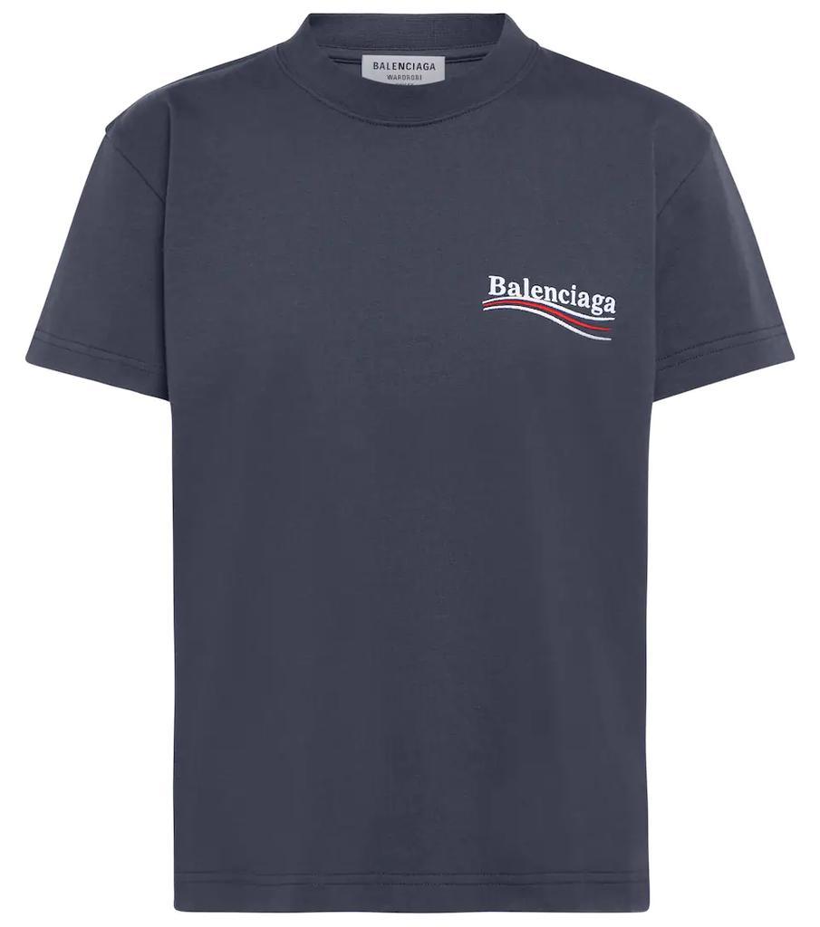 商品Balenciaga|Logo cotton T-shirt,价格¥3831,第1张图片