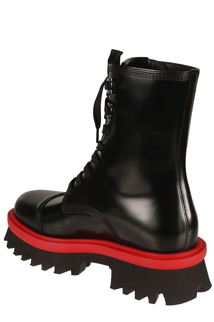 商品Salvatore Ferragamo|Salvatore Ferragamo Chunky Sole Lace-Up Combat Boots,价格¥4379,第3张图片详细描述