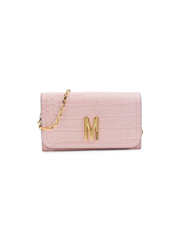 商品Moschino|Textured Leather Shoulder Bag,价格¥3439,第1张图片