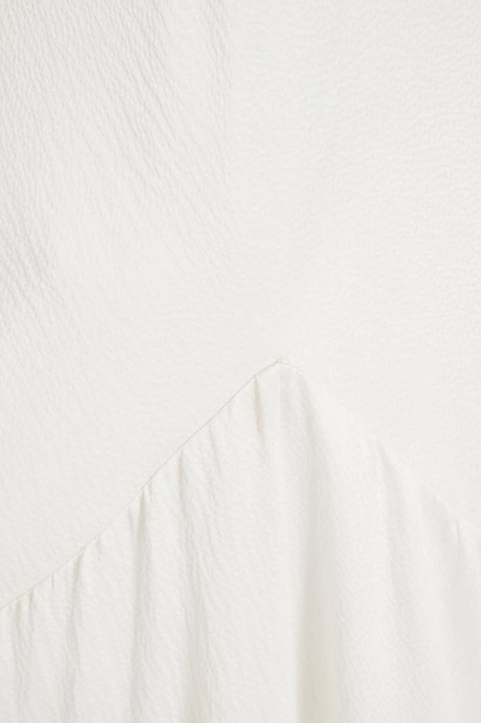 商品ROKSANDA|Gathered hammered silk-satin midi dress,价格¥2521,第2张图片详细描述