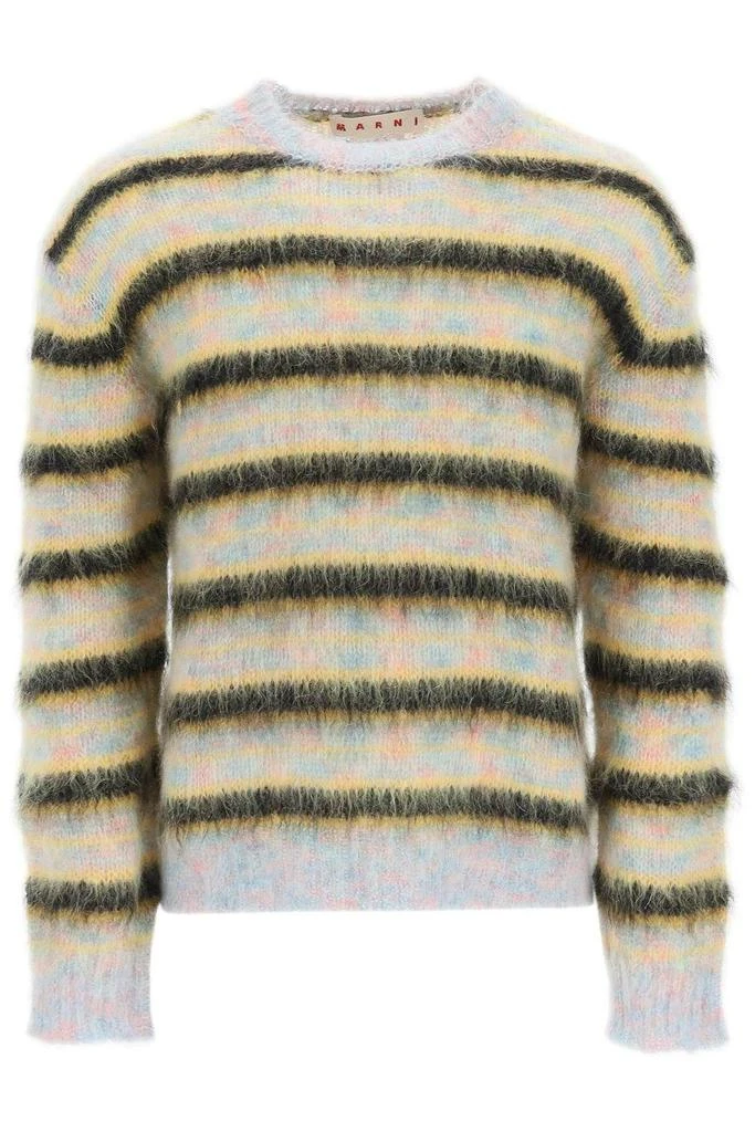 商品Marni|STRIPED BRUSHED MOHAIR SWEATER,价格¥3236,第1张图片