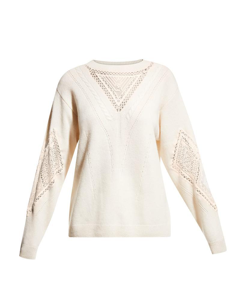 商品Kobi Halperin|Tabitha Wool-Cashmere Pointelle Sweater,价格¥2934,第4张图片详细描述